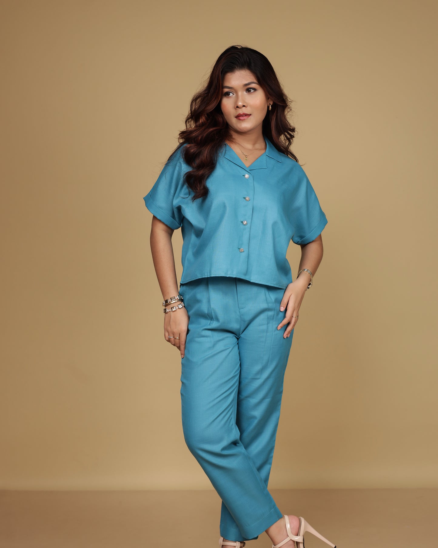 Boxy shirt (Teal)