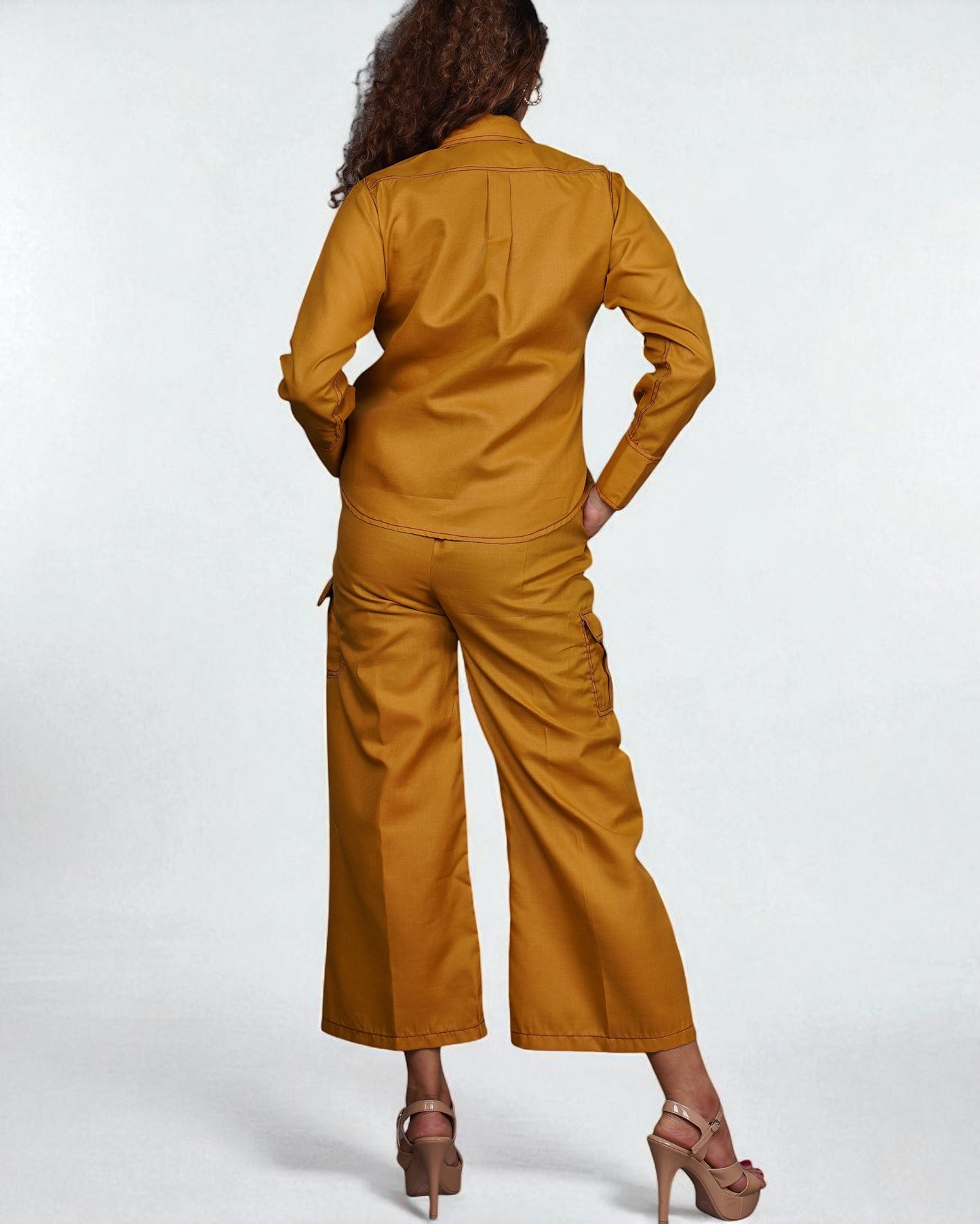 Downtown Nomad Co-ord 2pc Set (Mustard)