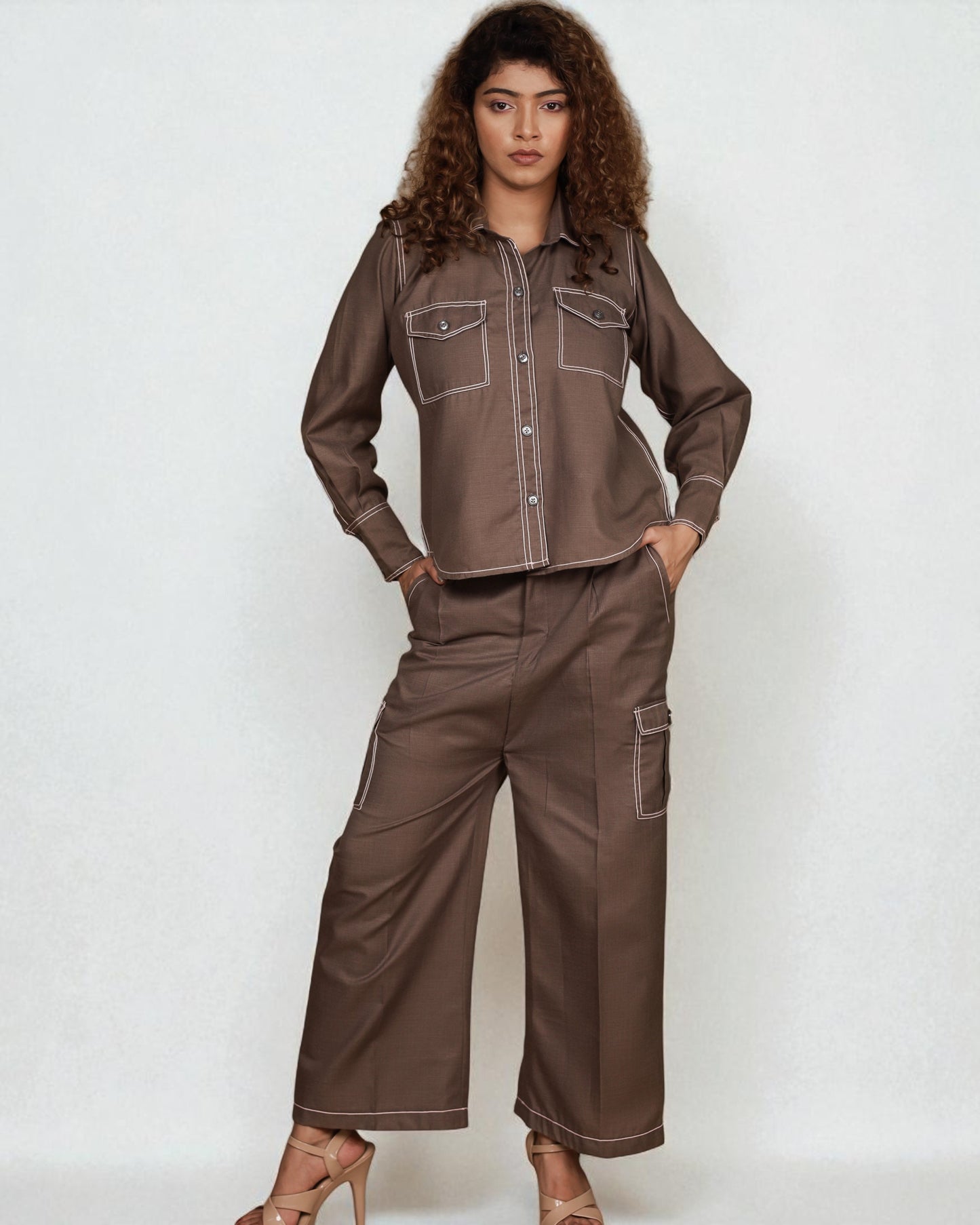 Downtown Cargo Shirt (Smoky Grey)
