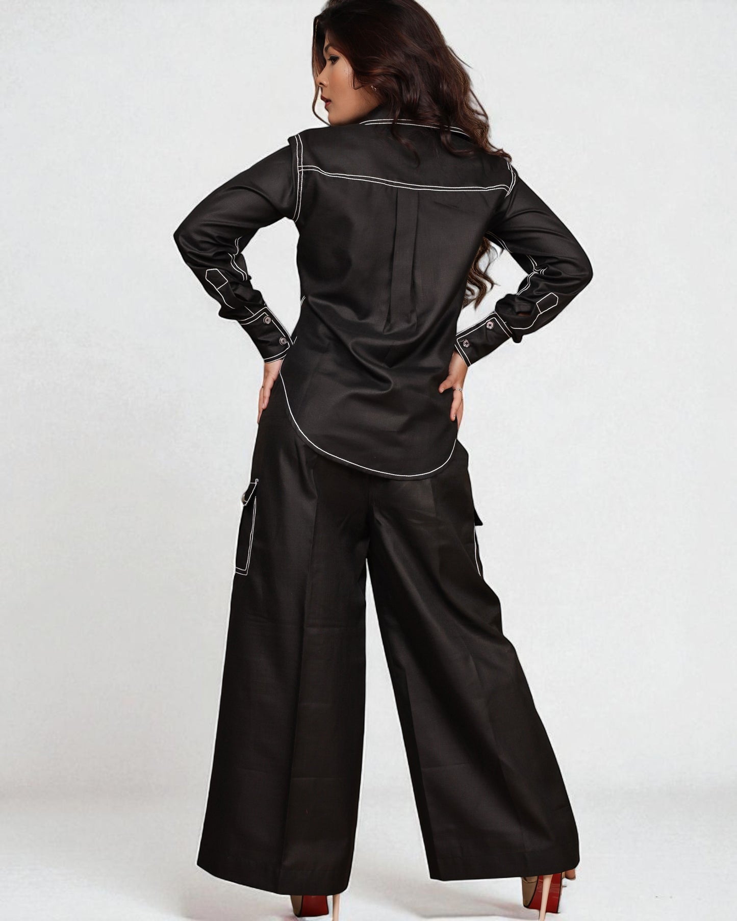 Downtown Nomad Co-ord 2pc Set (Black)