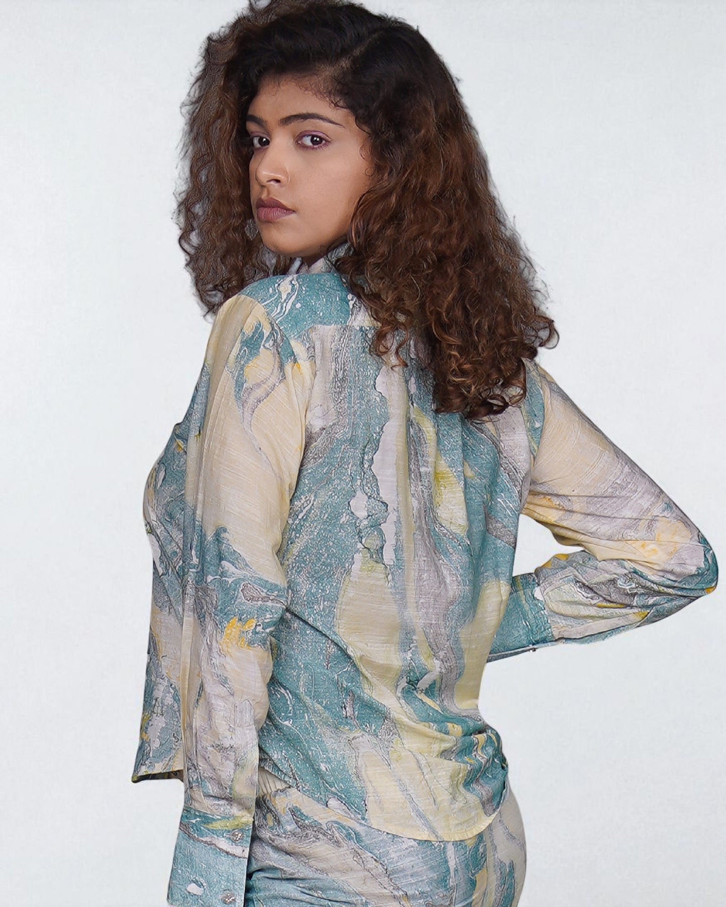 Sea Wave Shirt (hand painted)
