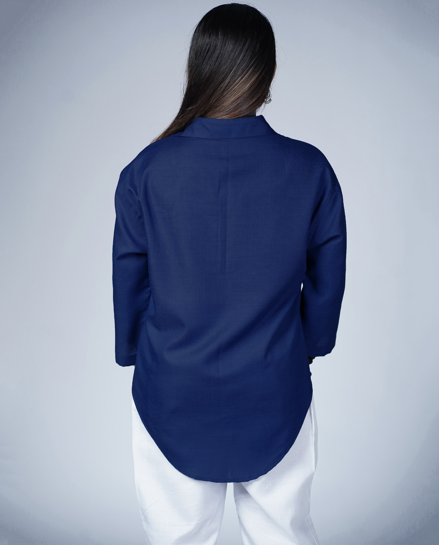 Leher Kurta (Navy)
