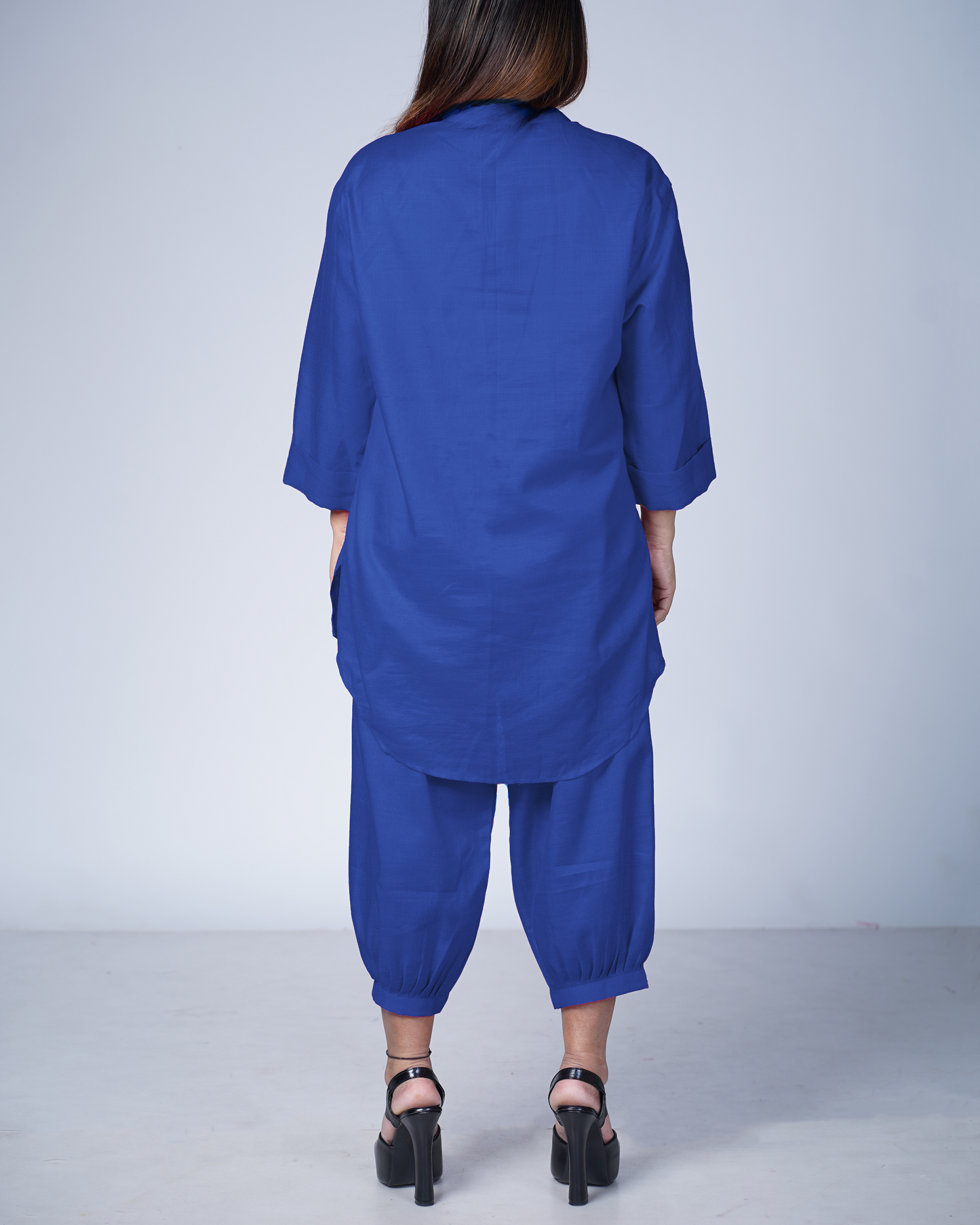 Cobalt Blue Utsavi Co-ord Set
