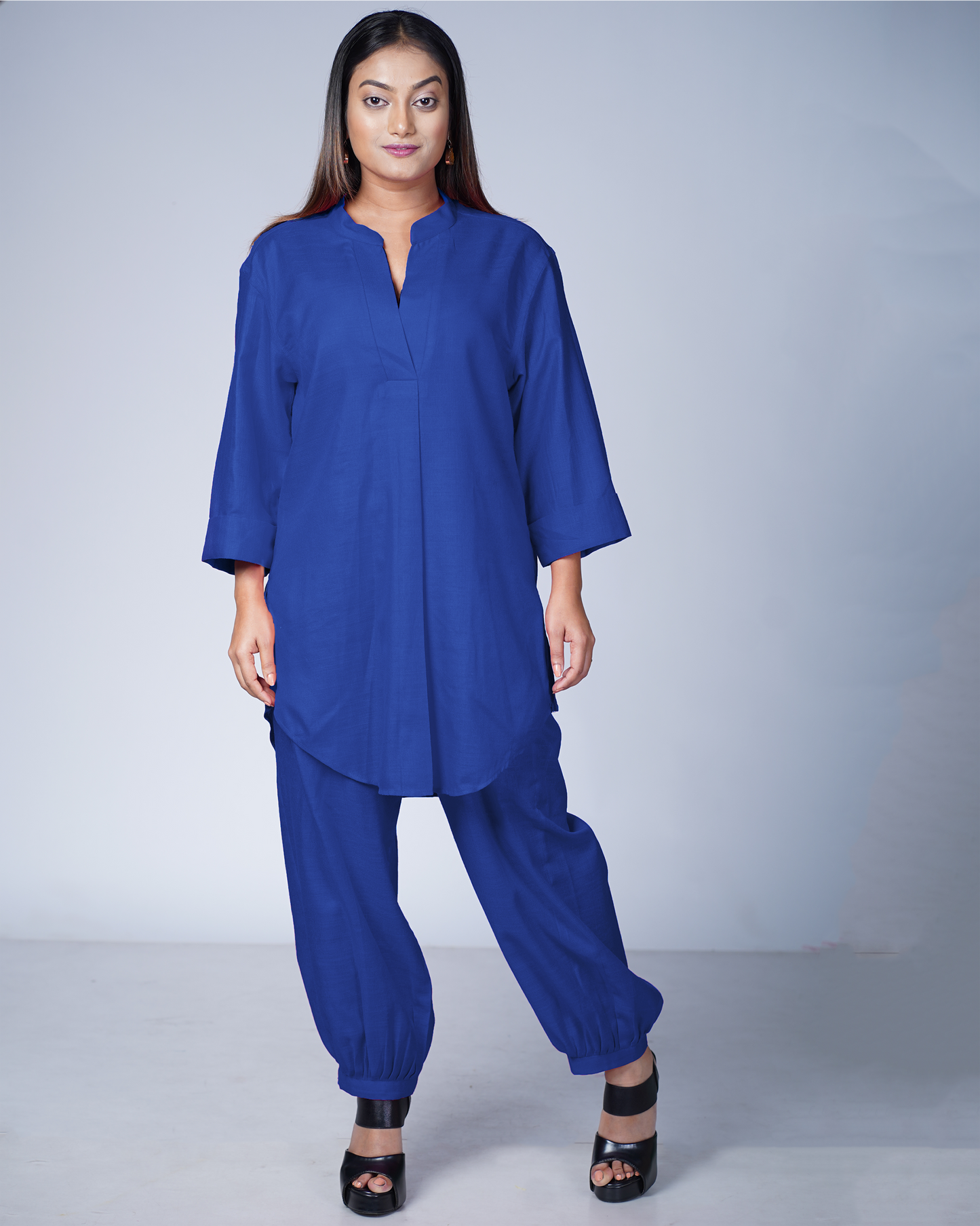 Cobalt Blue Utsavi Co-ord Set