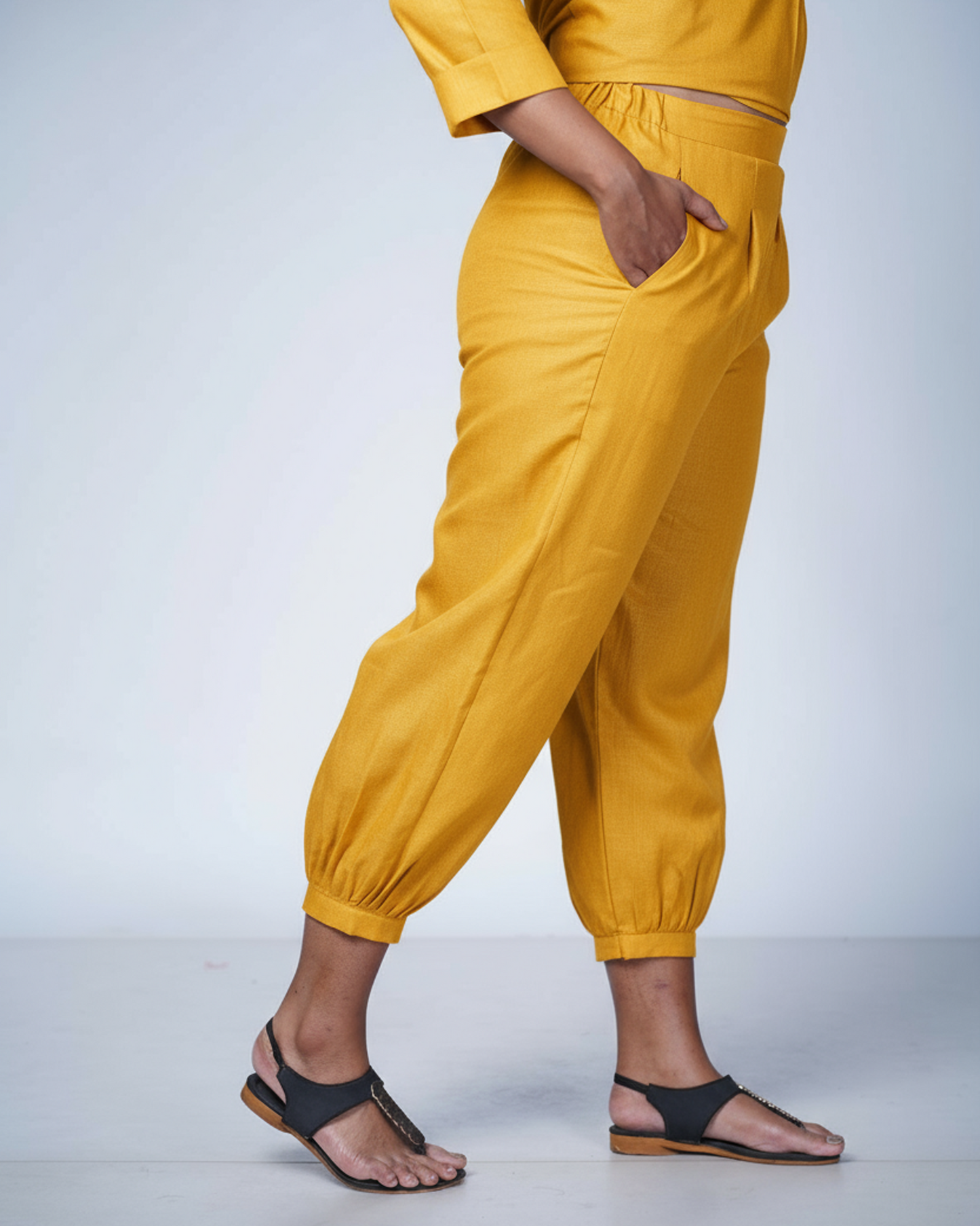 Mustard Utsavi Co-ord Set