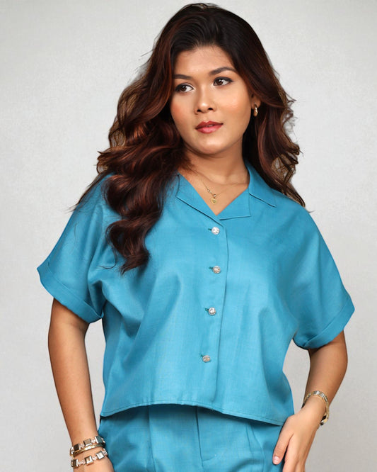 Boxy shirt (Teal)