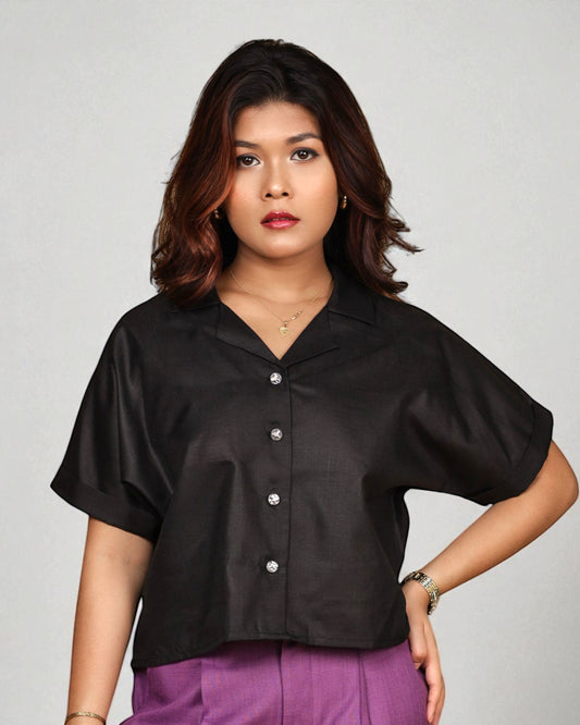 Boxy Shirt (Black)