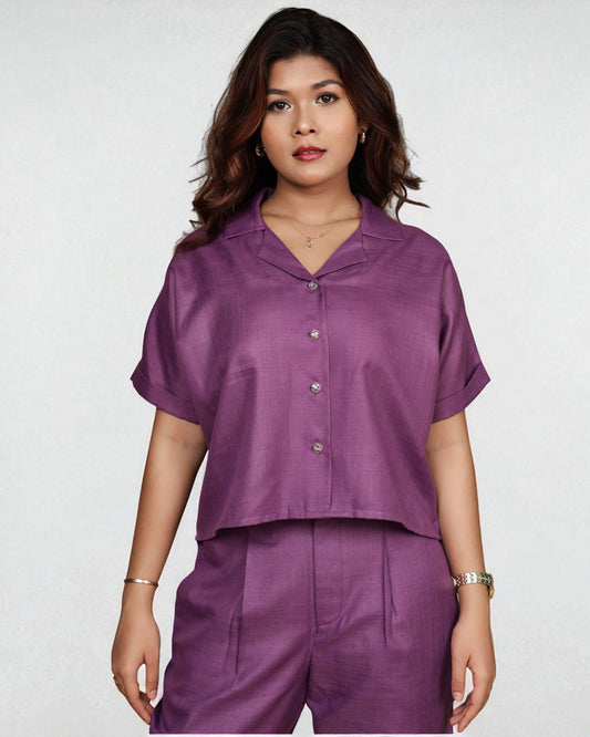 Boxy Shirt (Purple)
