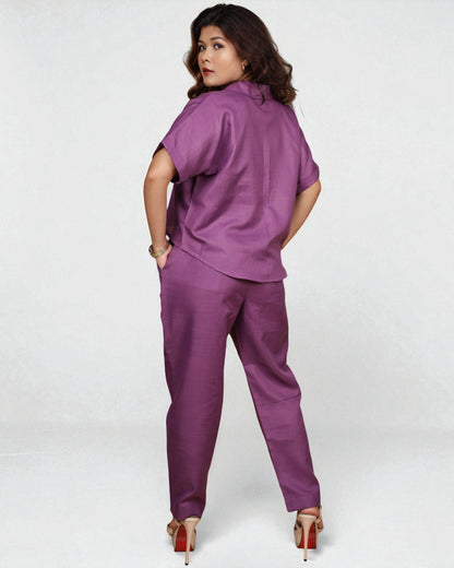 BoxyCharm Co-ord 2pc Set (Purple)