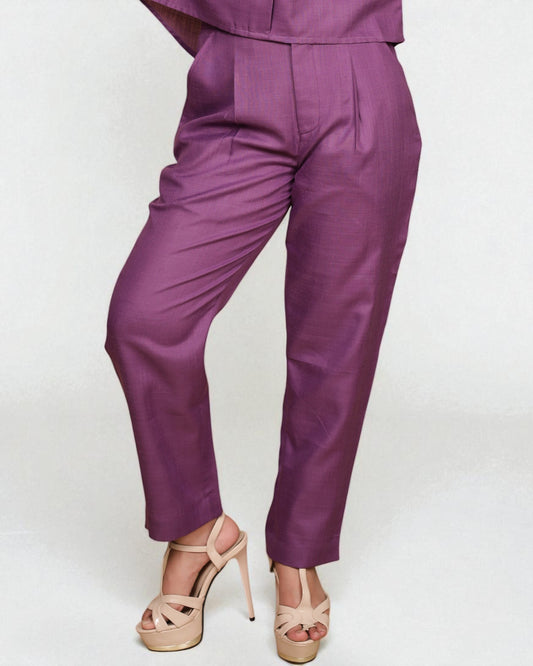 Cigarette Pant/Trouser (Purple)