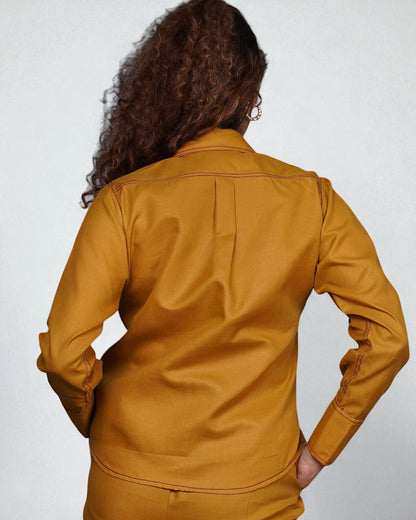Downtown Cargo Shirt (Mustard)