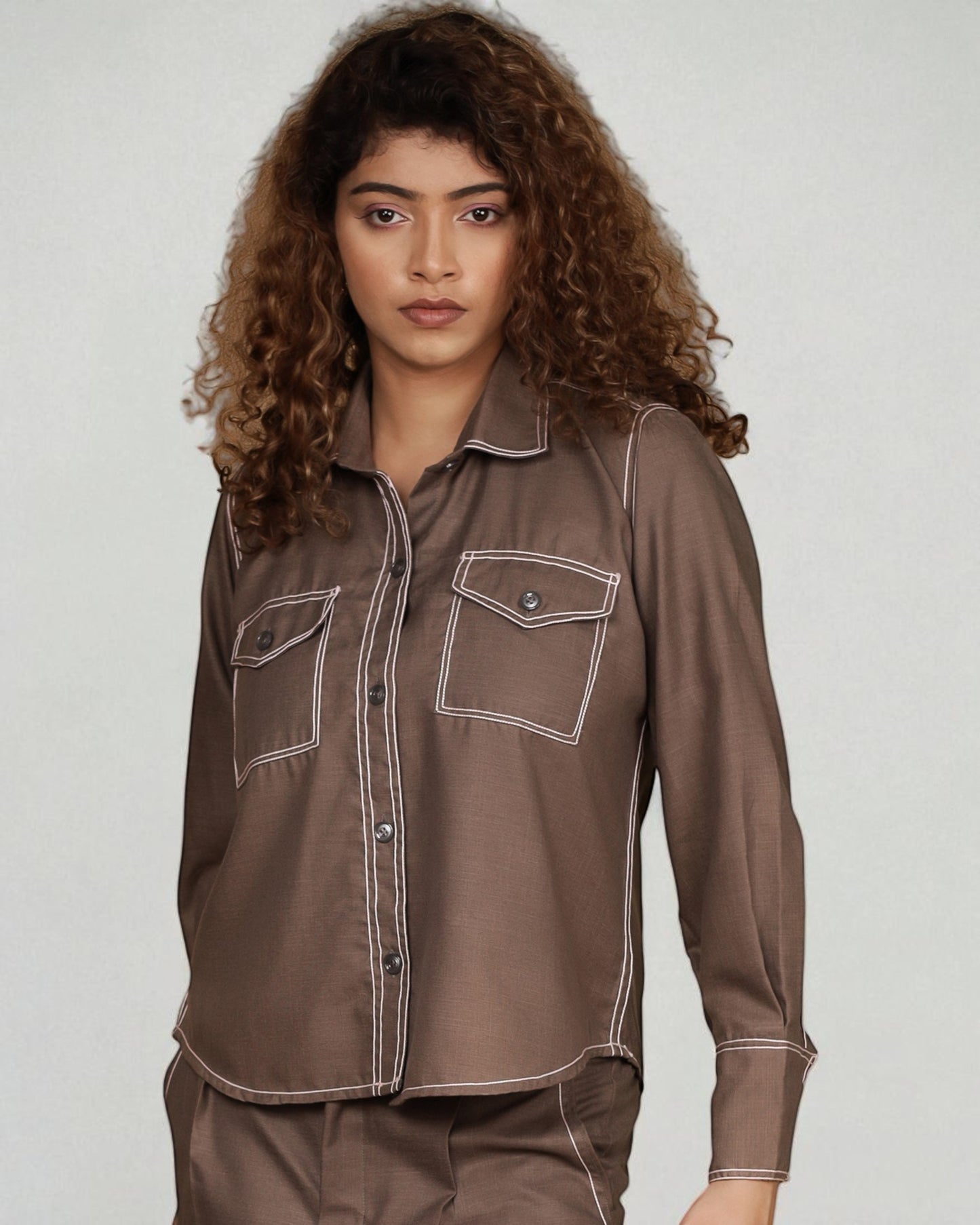 Downtown Cargo Shirt (Smoky Grey)