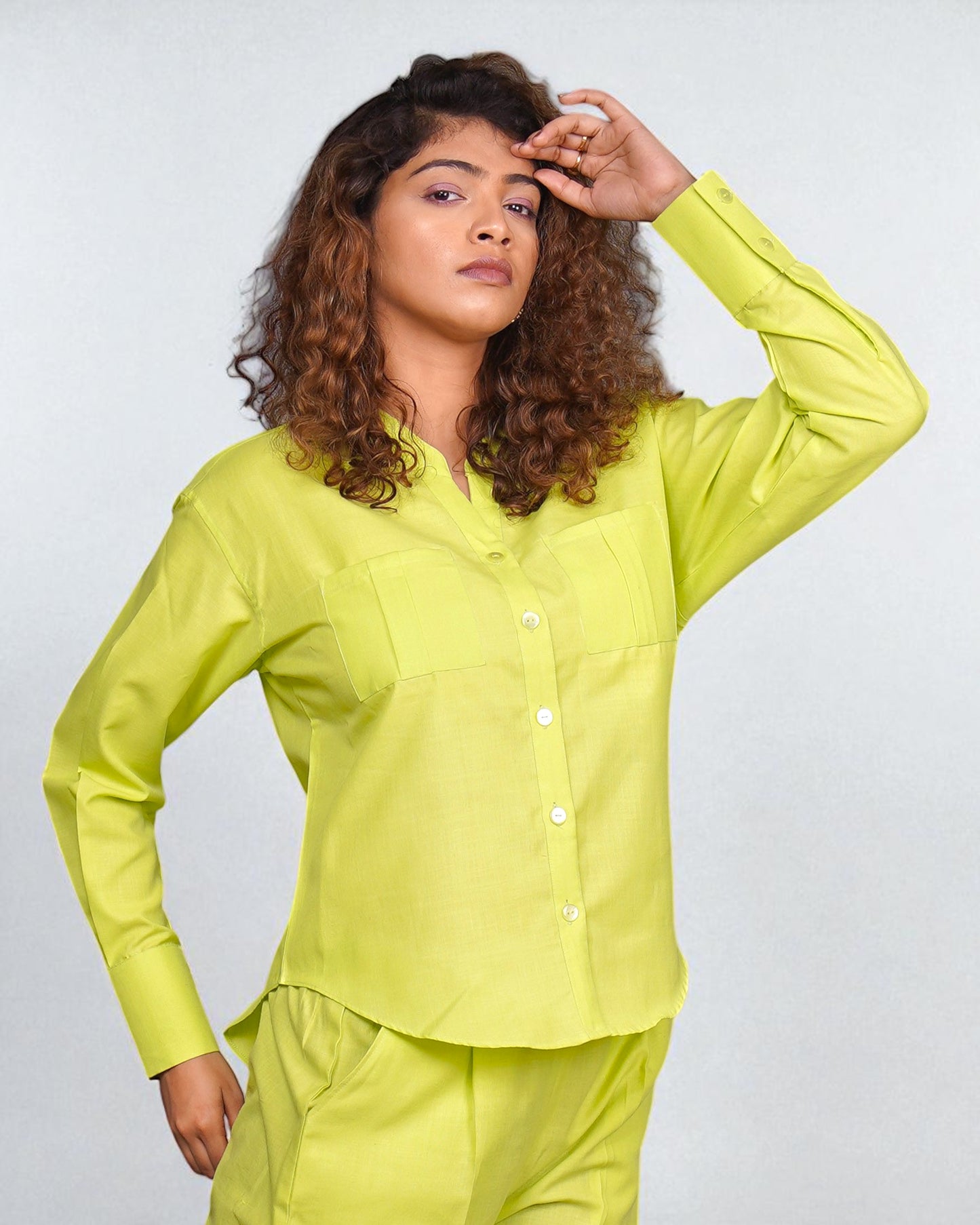 Mandarin Muse 2pc Set (Lime Green)