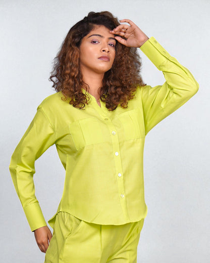 Mandarin Muse 2pc Set (Lime Green)