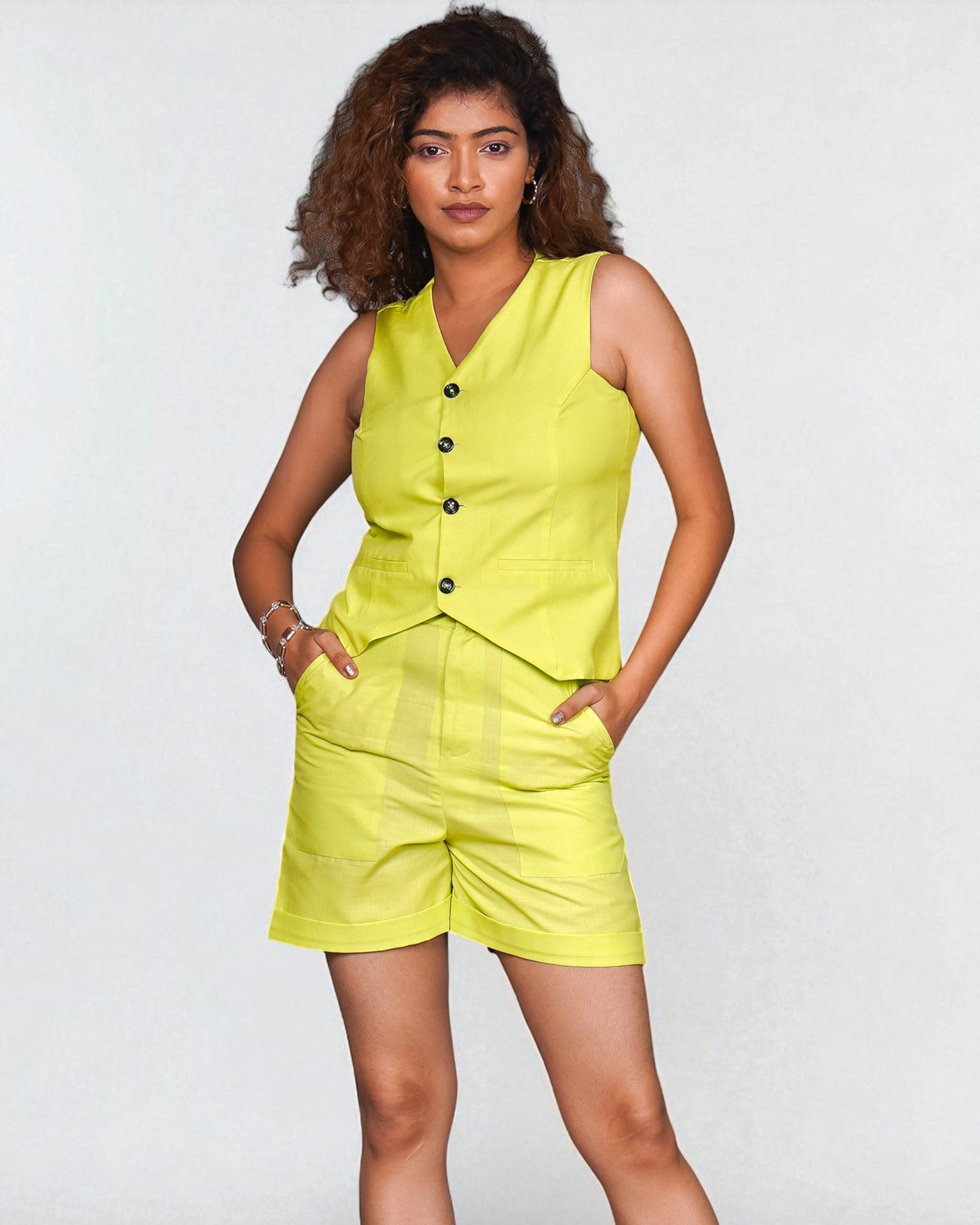 Classy  Shorts / Half Pant (Green)