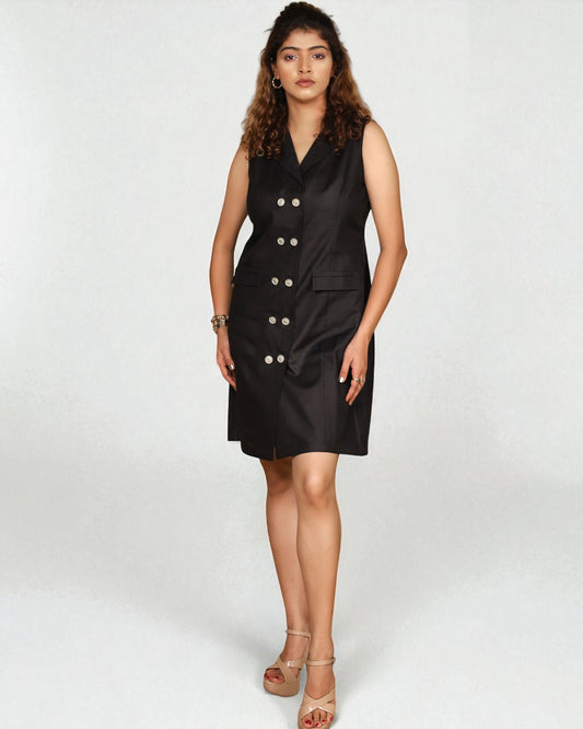 Trench Dress (Black)