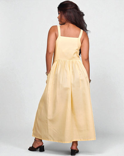 Knot-Tie Dress (Beige)