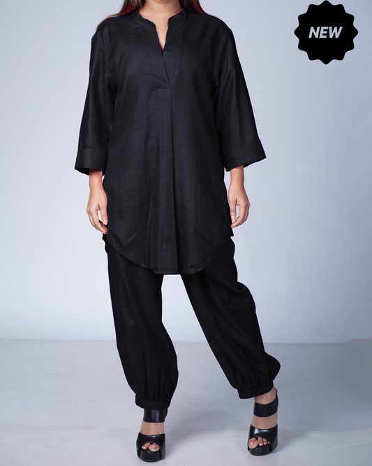 Black Utsavi Co-ord Set