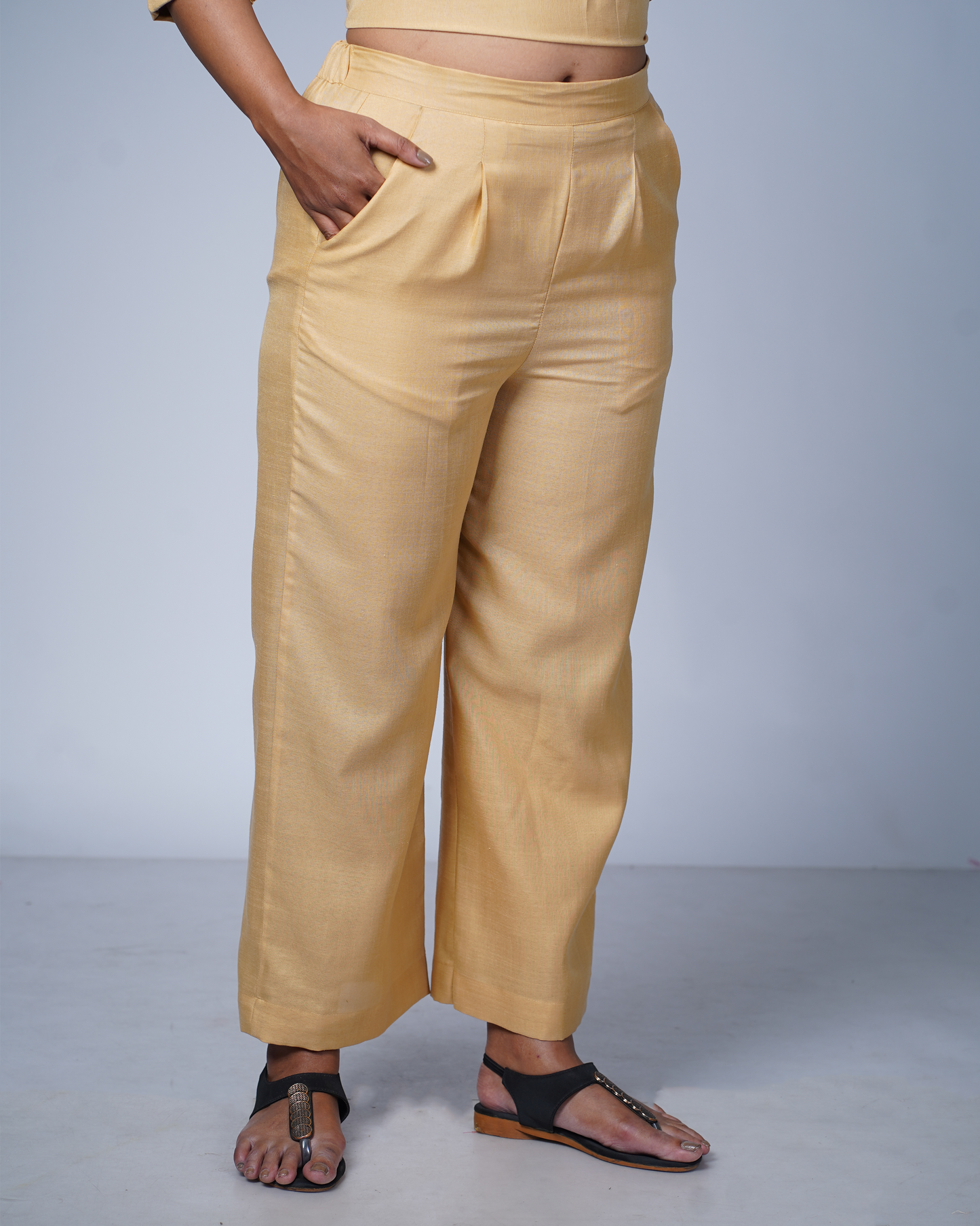 Trouser Palazzo Style (Beige)