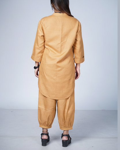 Beige Utsavi Co-ord Set