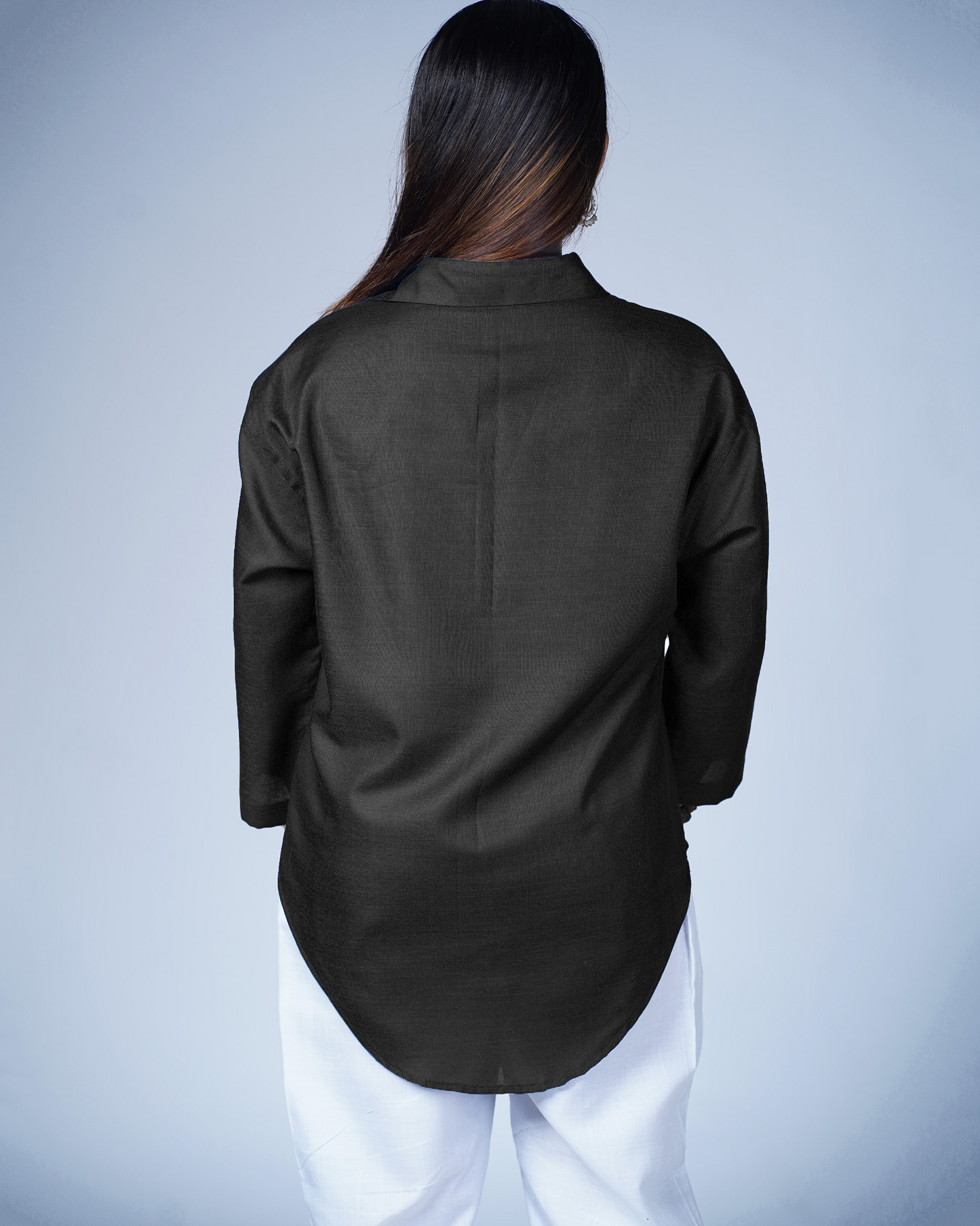 Leher Kurta (Black)