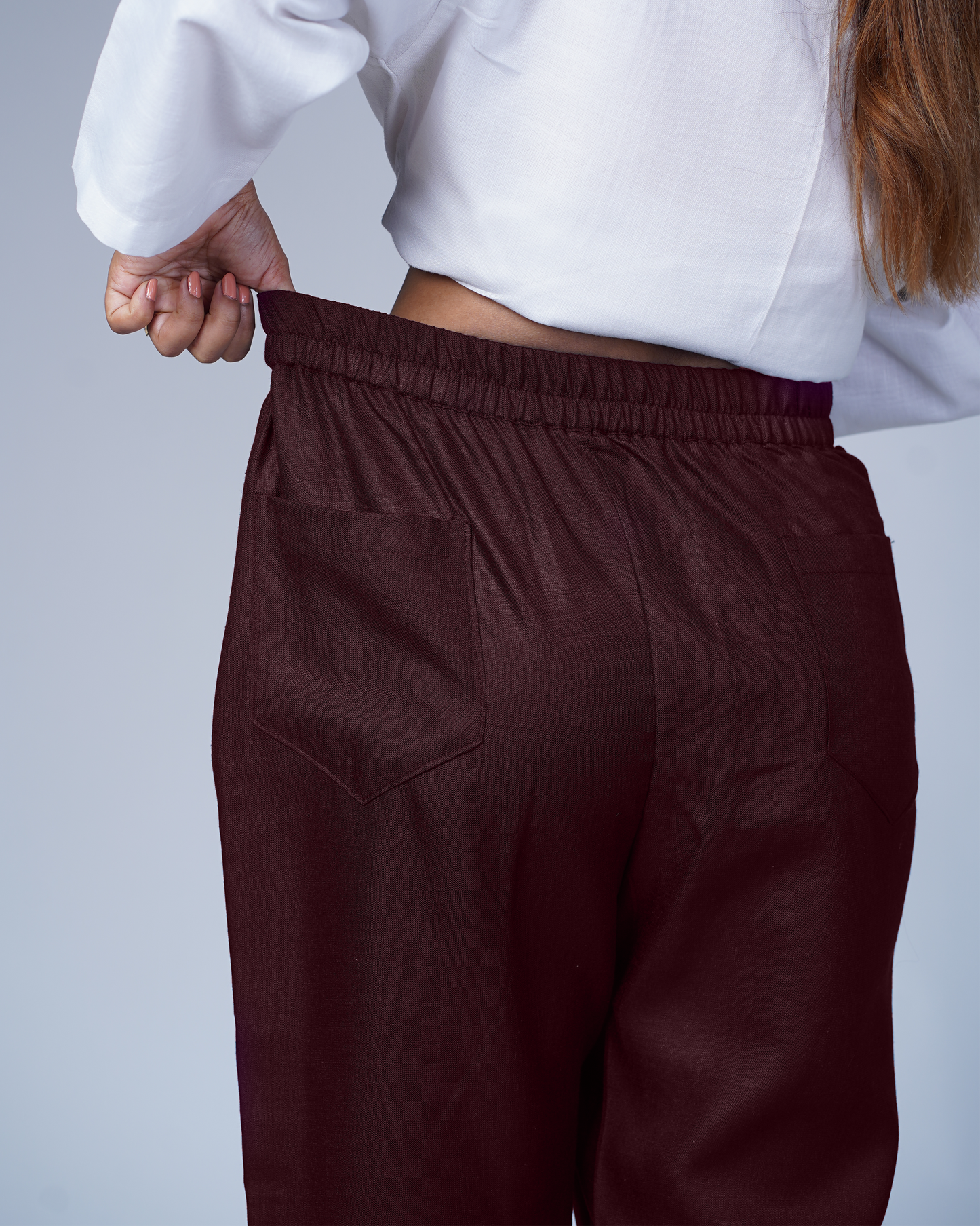 Side zip pants (Espresso)