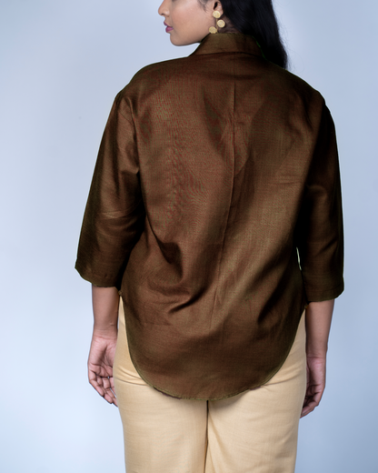 Leher Kurta (Espresso)