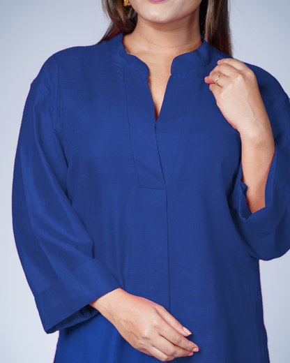 Cobalt Blue Utsavi Co-ord Set