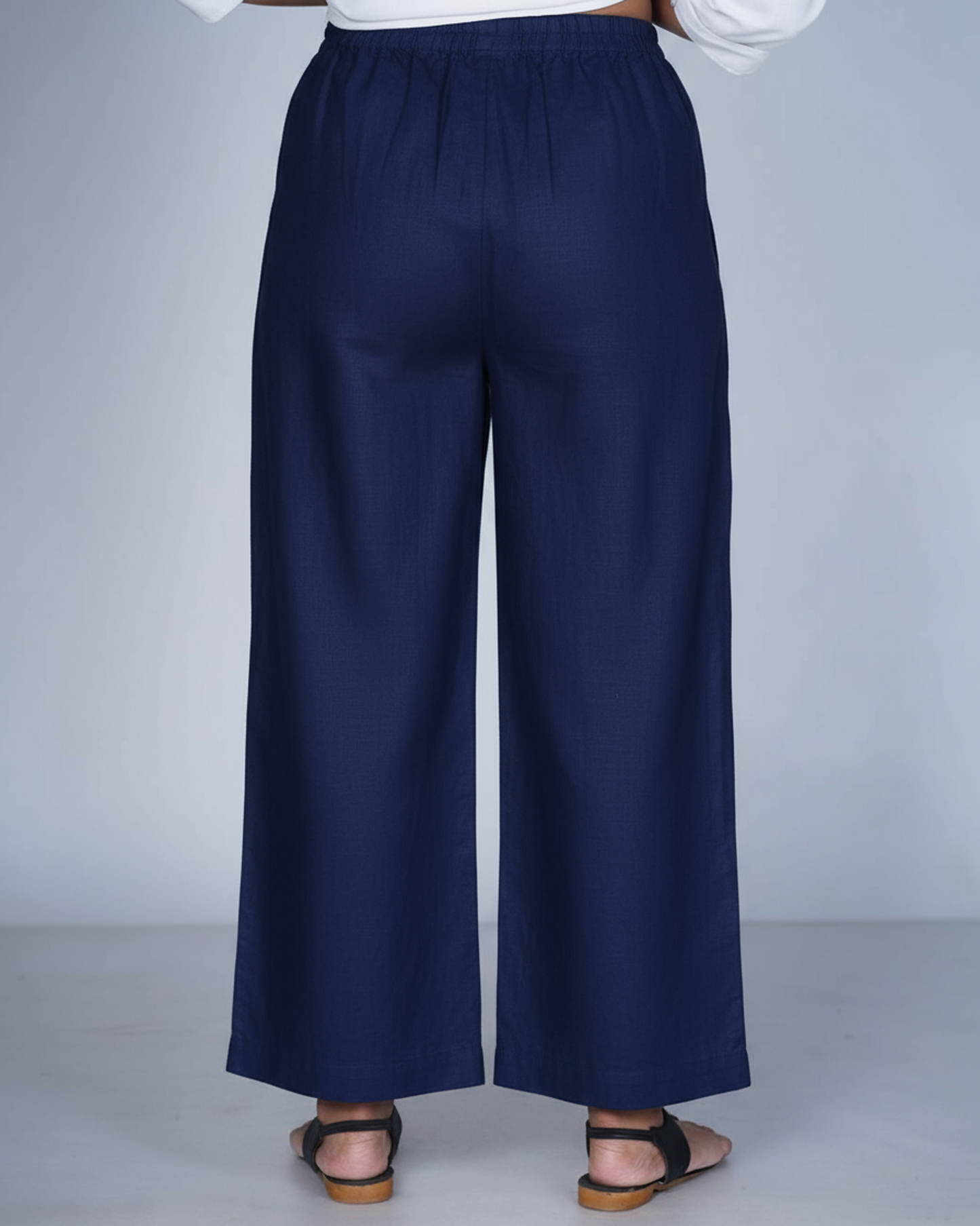 Trouser Palazzo Style (Navy Blue)