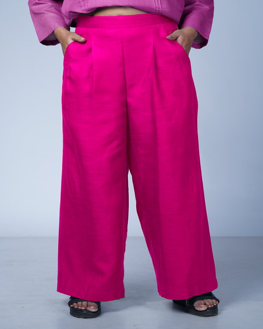 Trouser Palazzo Style (Hot Pink)