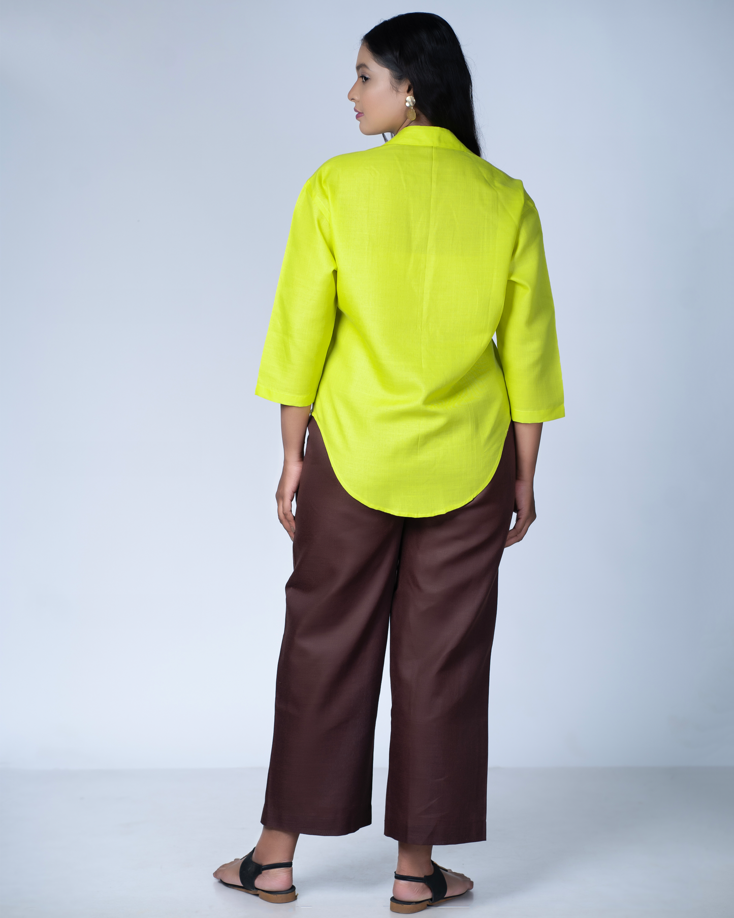 Leher Kurta (Lime)