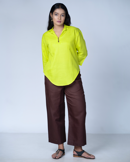 Leher Kurta (Lime)