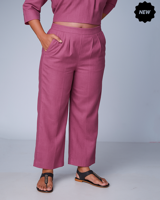 Trouser Palazzo Style (Rose Pink)