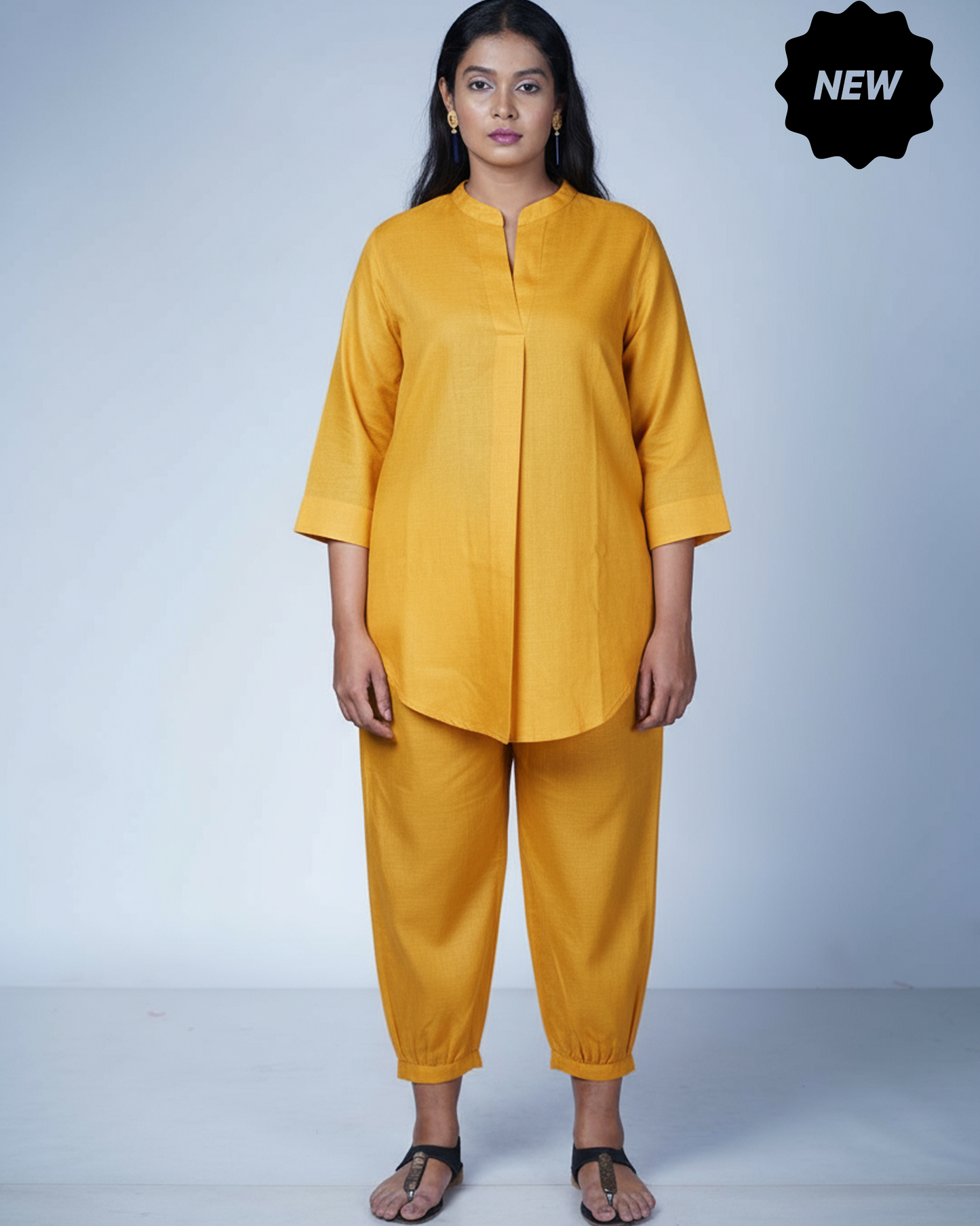 Mustard Utsavi Co-ord Set