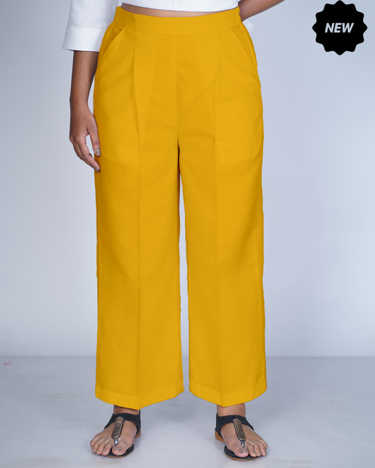 Trouser Palazzo Style (Mustard)