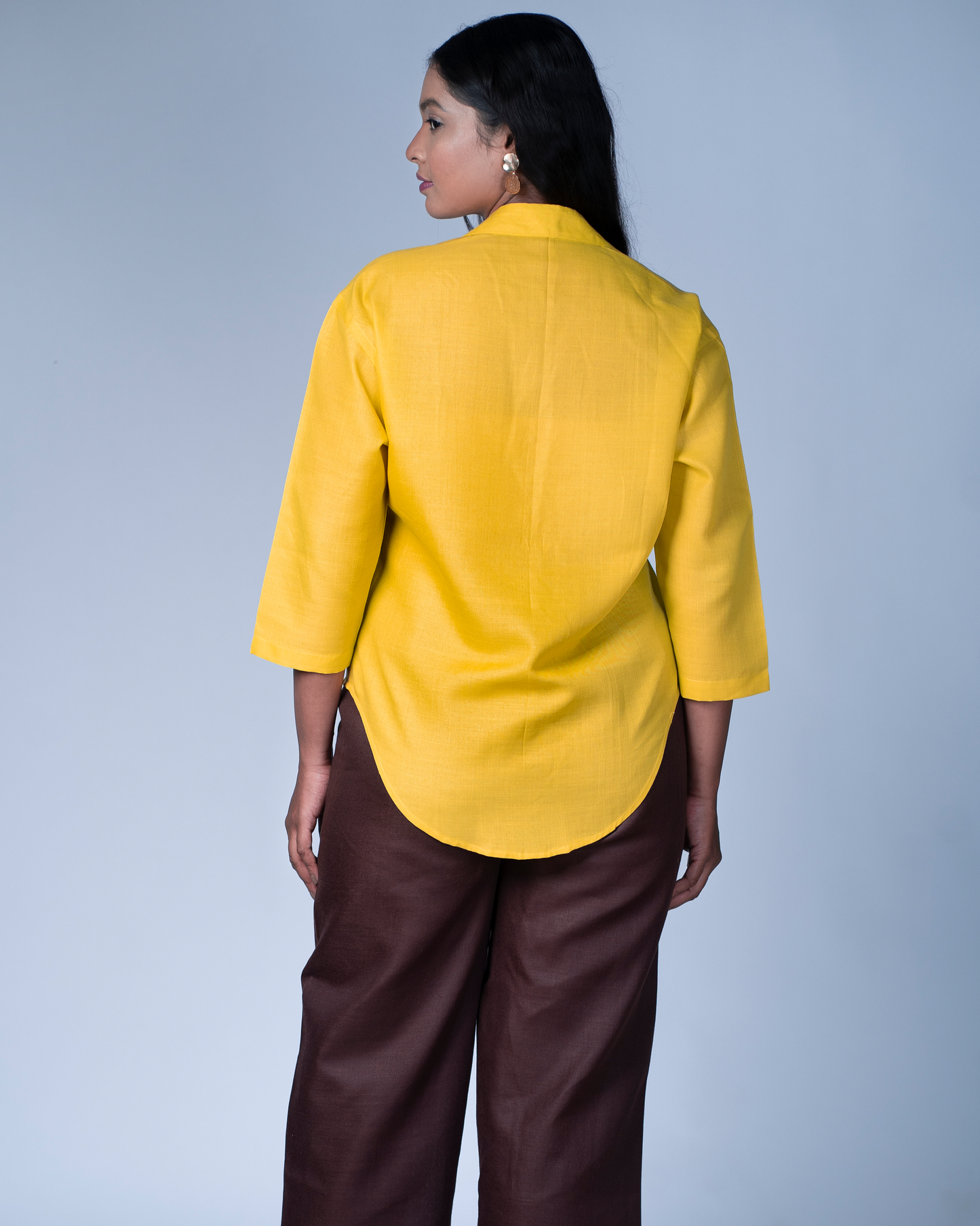 Leher Kurta (Mustard)
