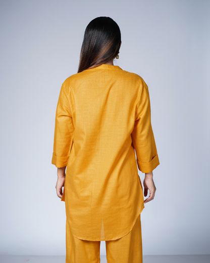 Mustard Utsavi Co-ord Set