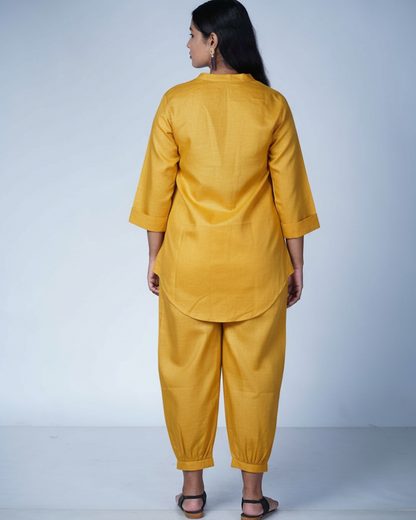 Mustard Utsavi Co-ord Set