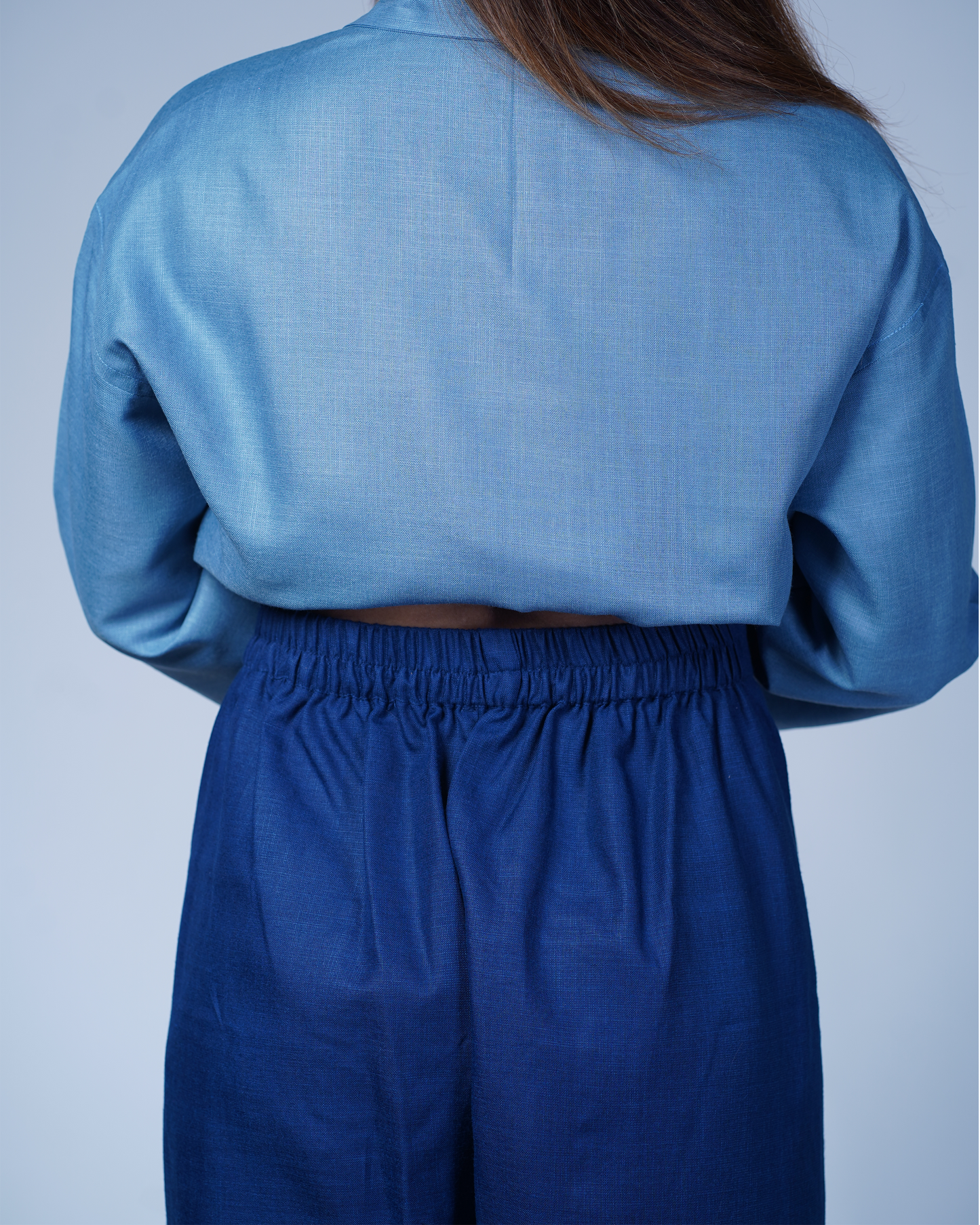 Trouser Palazzo Style (Navy Blue)