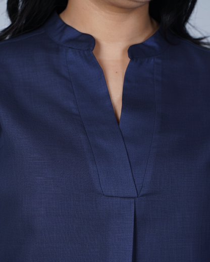 Navy Blue Utsavi Co-ord Set