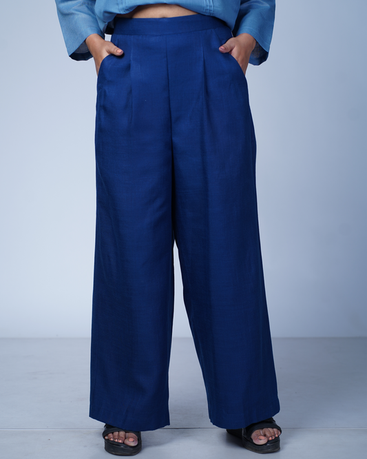 Trouser Palazzo Style (Navy Blue)