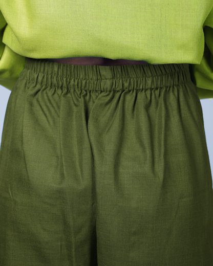 Trouser Palazzo Style (Olive)