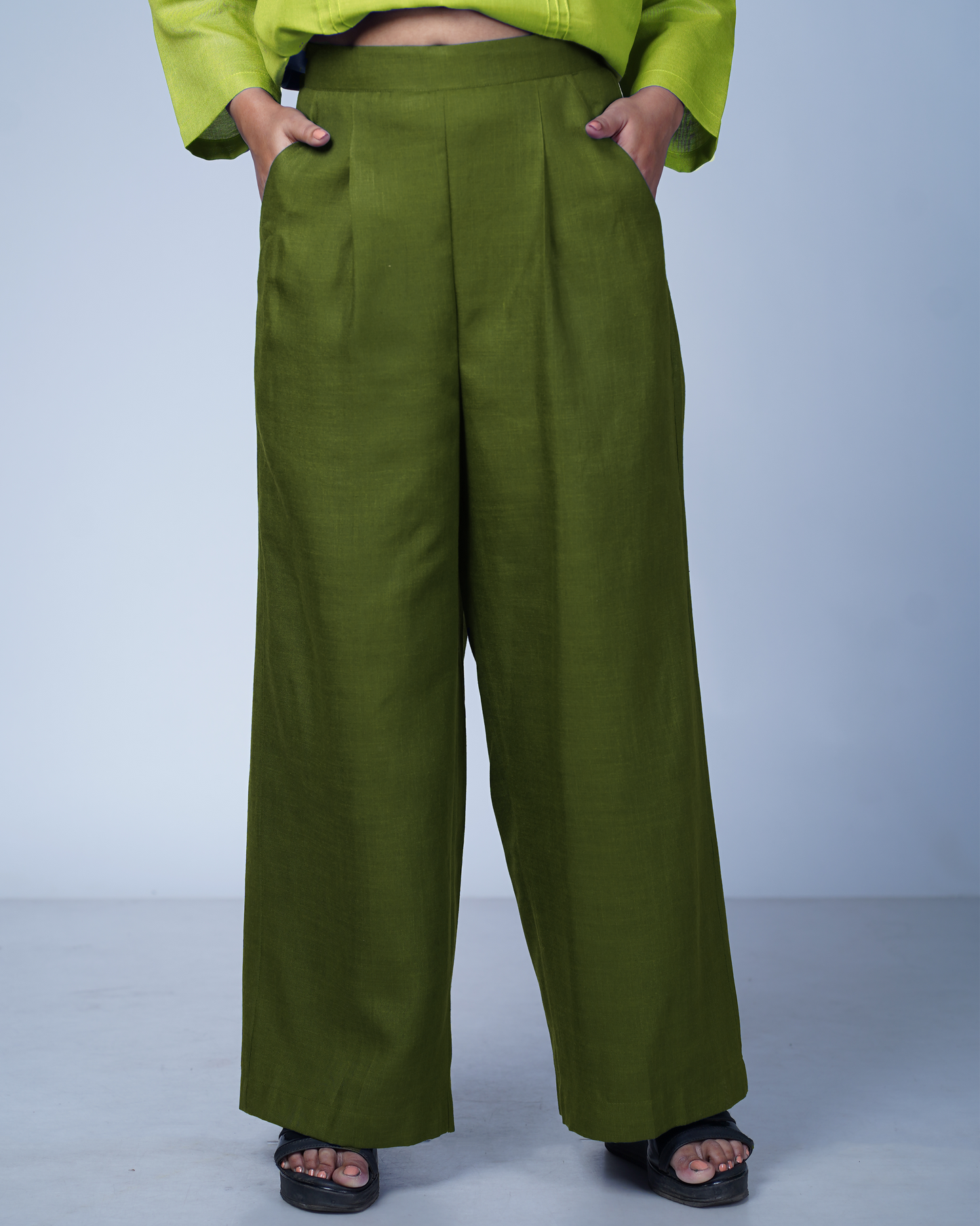 Trouser Palazzo Style (Olive)