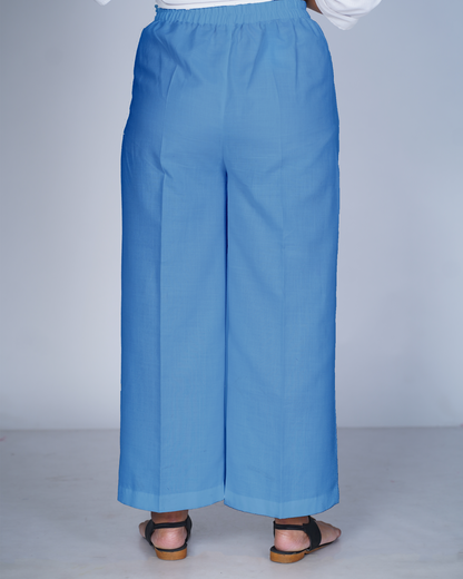 Trouser Palazzo Style (Stone Blue)