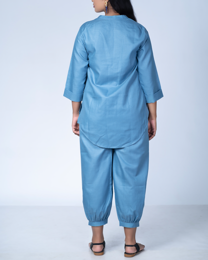 Stone blue Utsavi Co-ord Set