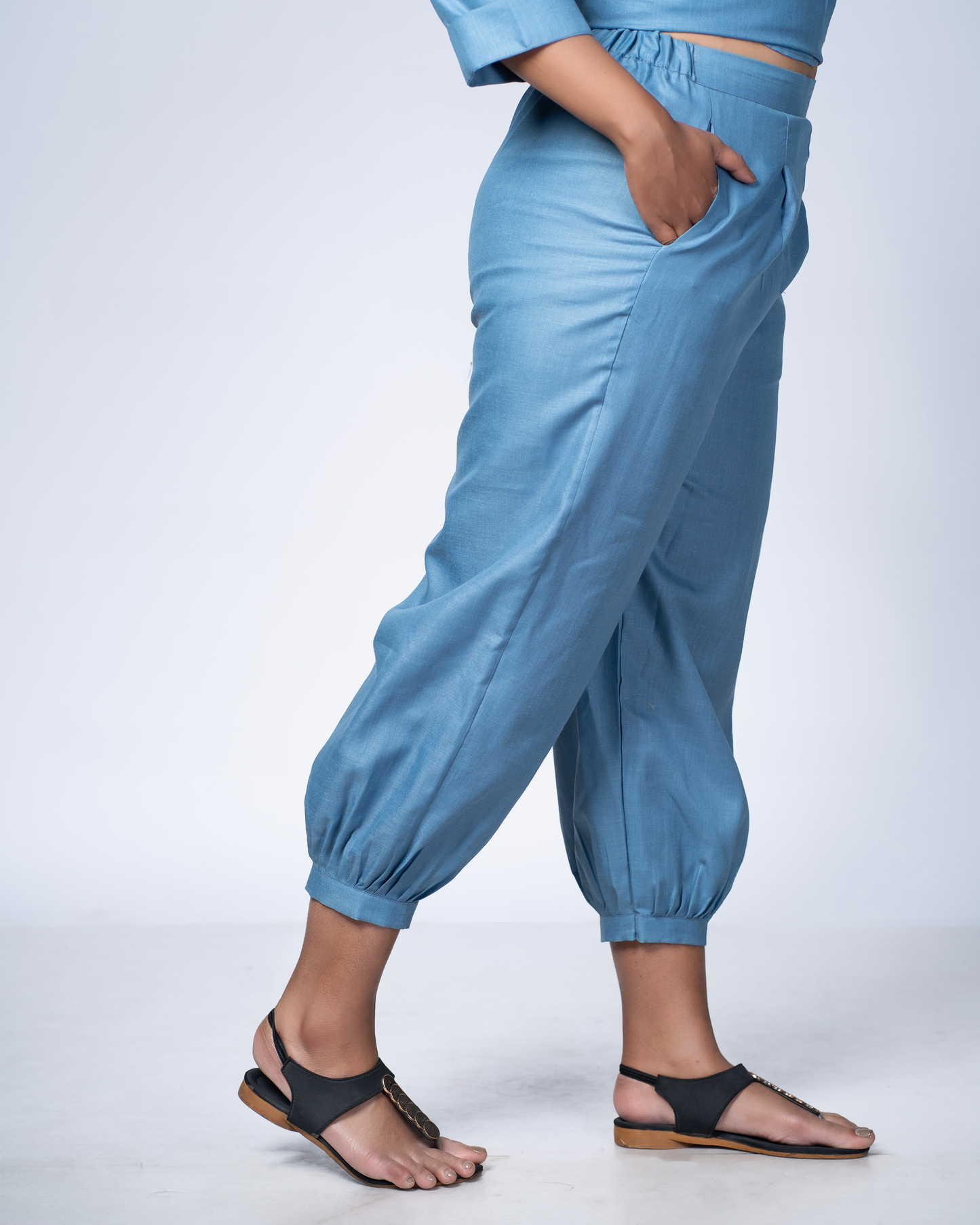 Stone blue Utsavi Co-ord Set