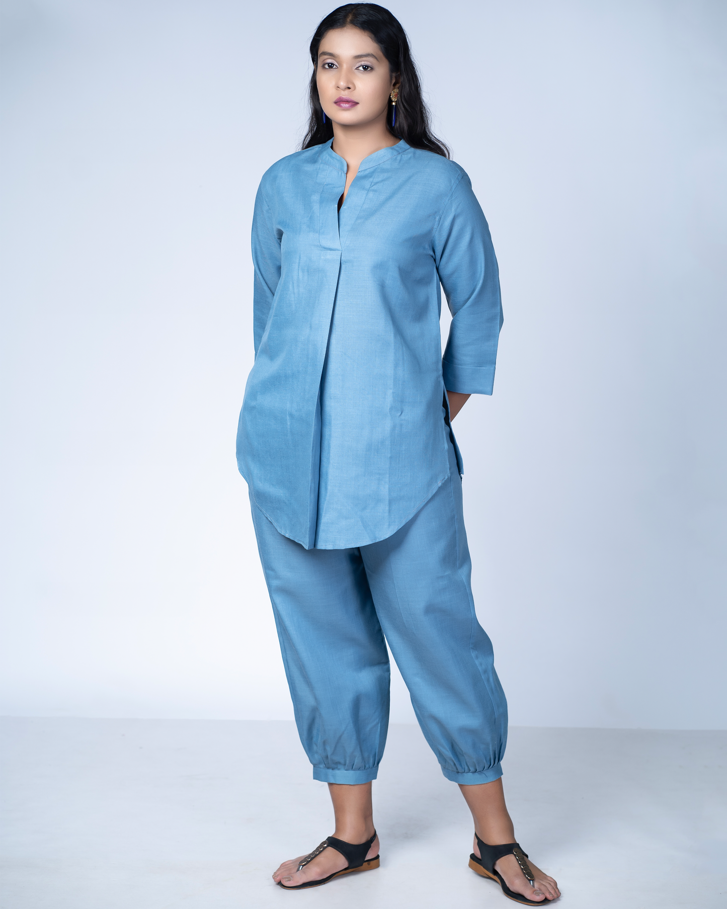 Stone blue Utsavi Co-ord Set