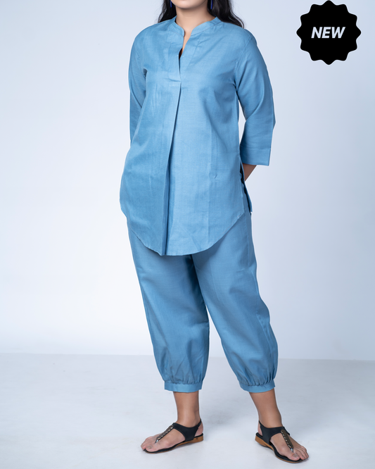 Stone blue Utsavi Co-ord Set