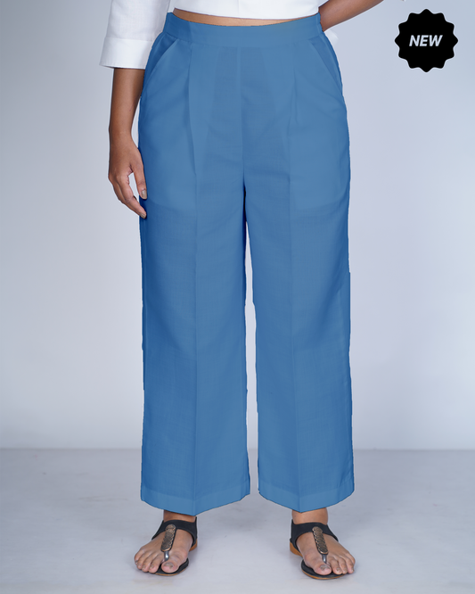 Trouser Palazzo Style (Stone Blue)