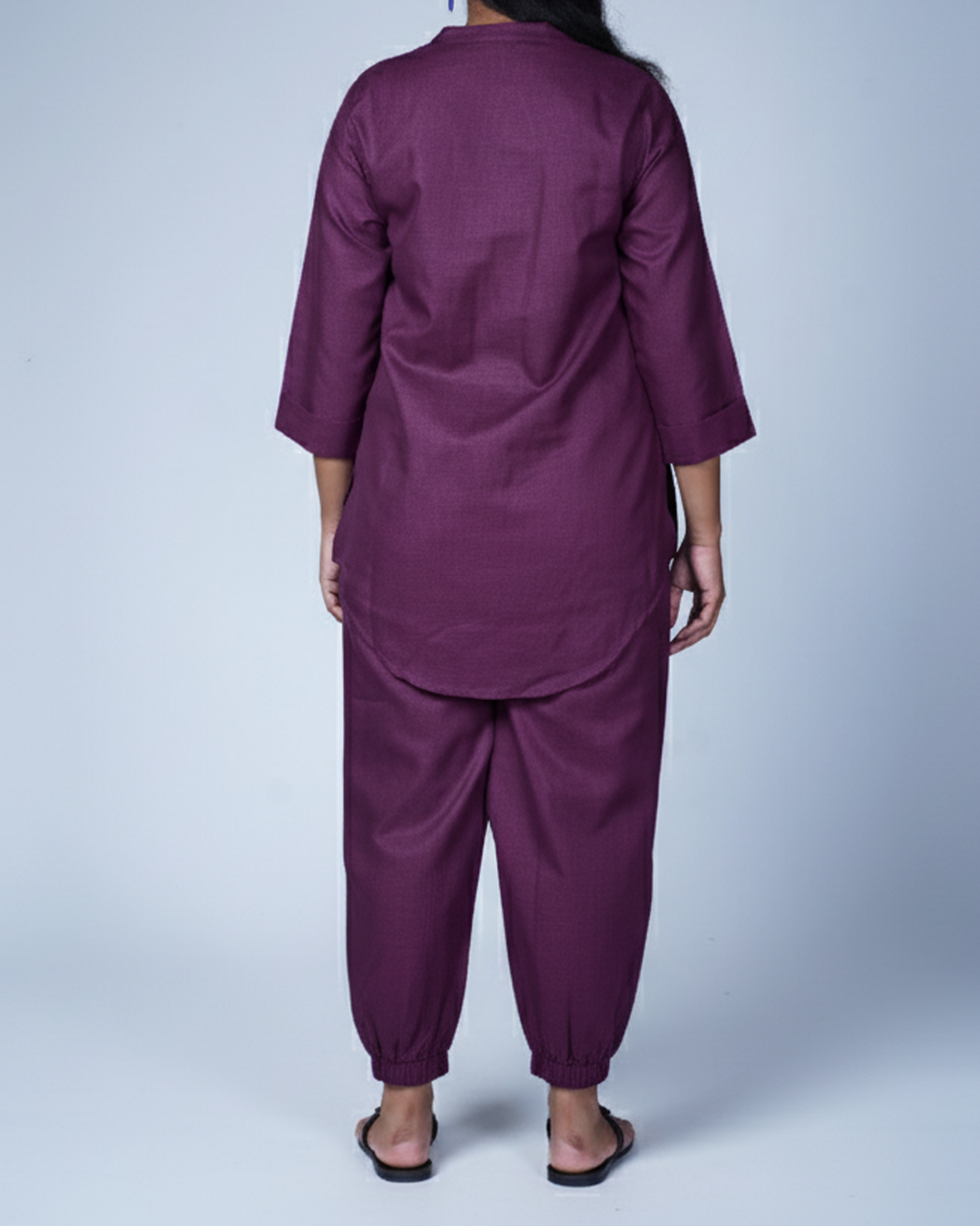 Purple Utsavi Co-ord Set
